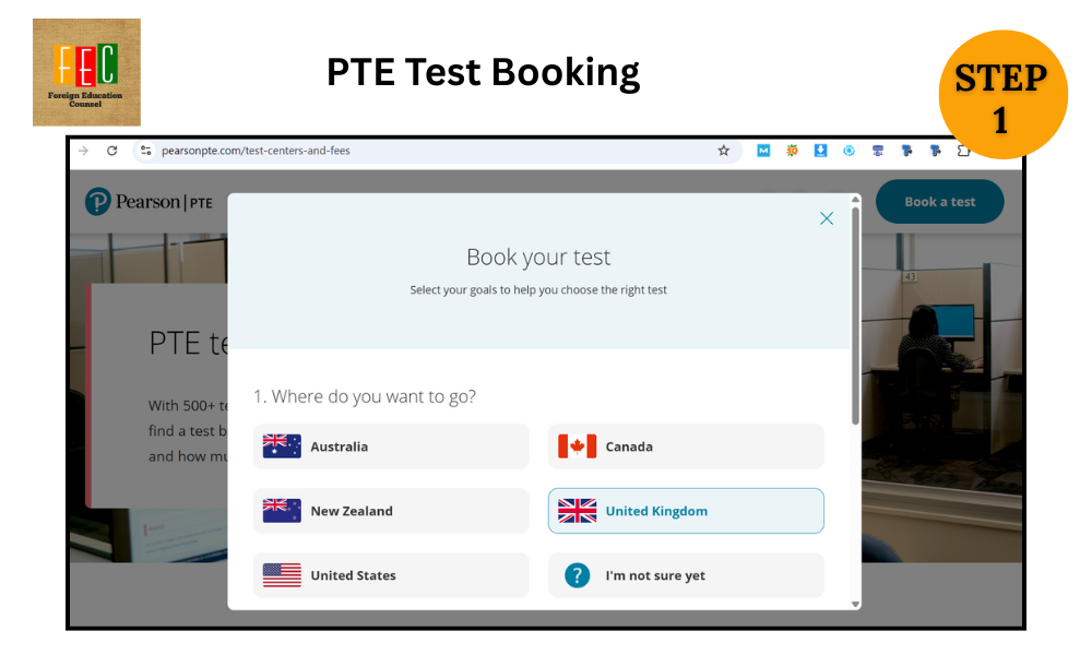 PTE Test fee