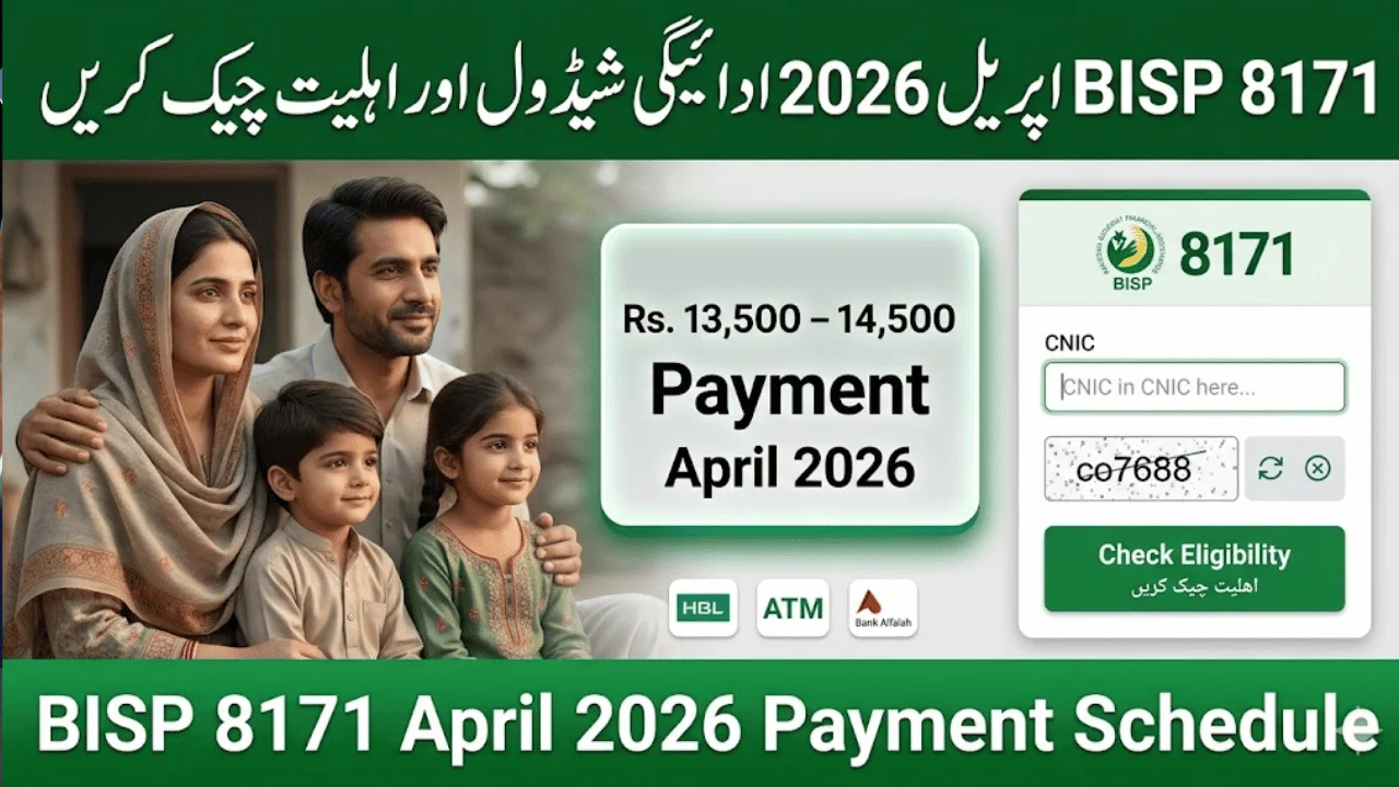 BISP 8171 April 2026 Payment Schedule & Eligibility Check – Complete Guide
